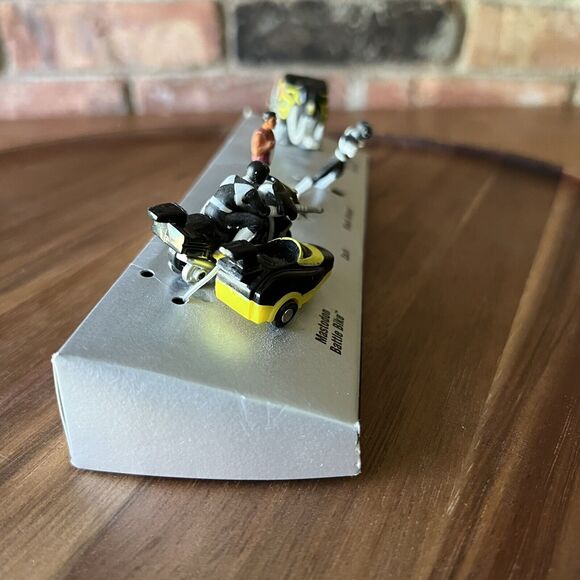 1994 Micro Machines Mighty Morphin Power Rangers Set #2 BLACK RANGER Galoob - Picture 7 of 16